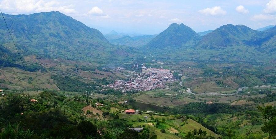 Vista panorámica de Supía, Caldas